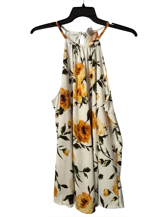 Starbucks Tops - Sleeveless Tank Top with Floral Design NWT